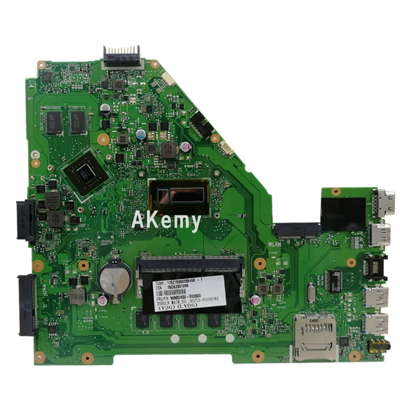 X550LB материнская плата для ноутбука For Asus X550 X550LD X550LN тест оригинальная 4G RAM Gt740M/I7
