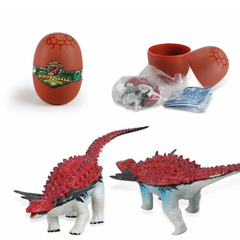 DIY 3D Юрского Периода Динозавры головоломки яйцо Игрушечные лошадки в Dino для детей