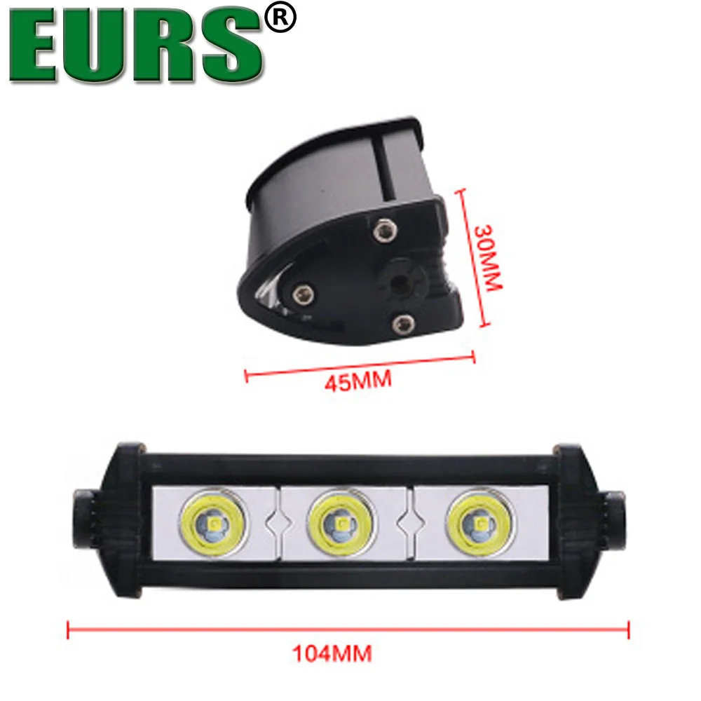 EURS Светодиодный точечный светильник s 9W для езды на мотоцикле 12V дневной ходовой