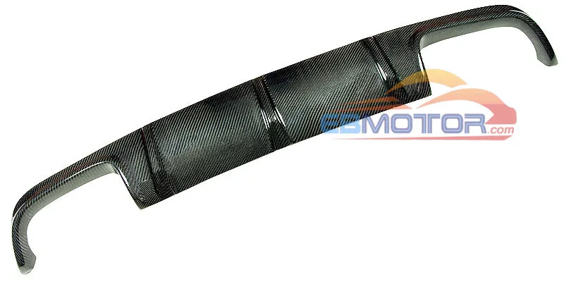 3K настоящее углеродное волокно задний дополнительный бампер диффузор для Benz W219