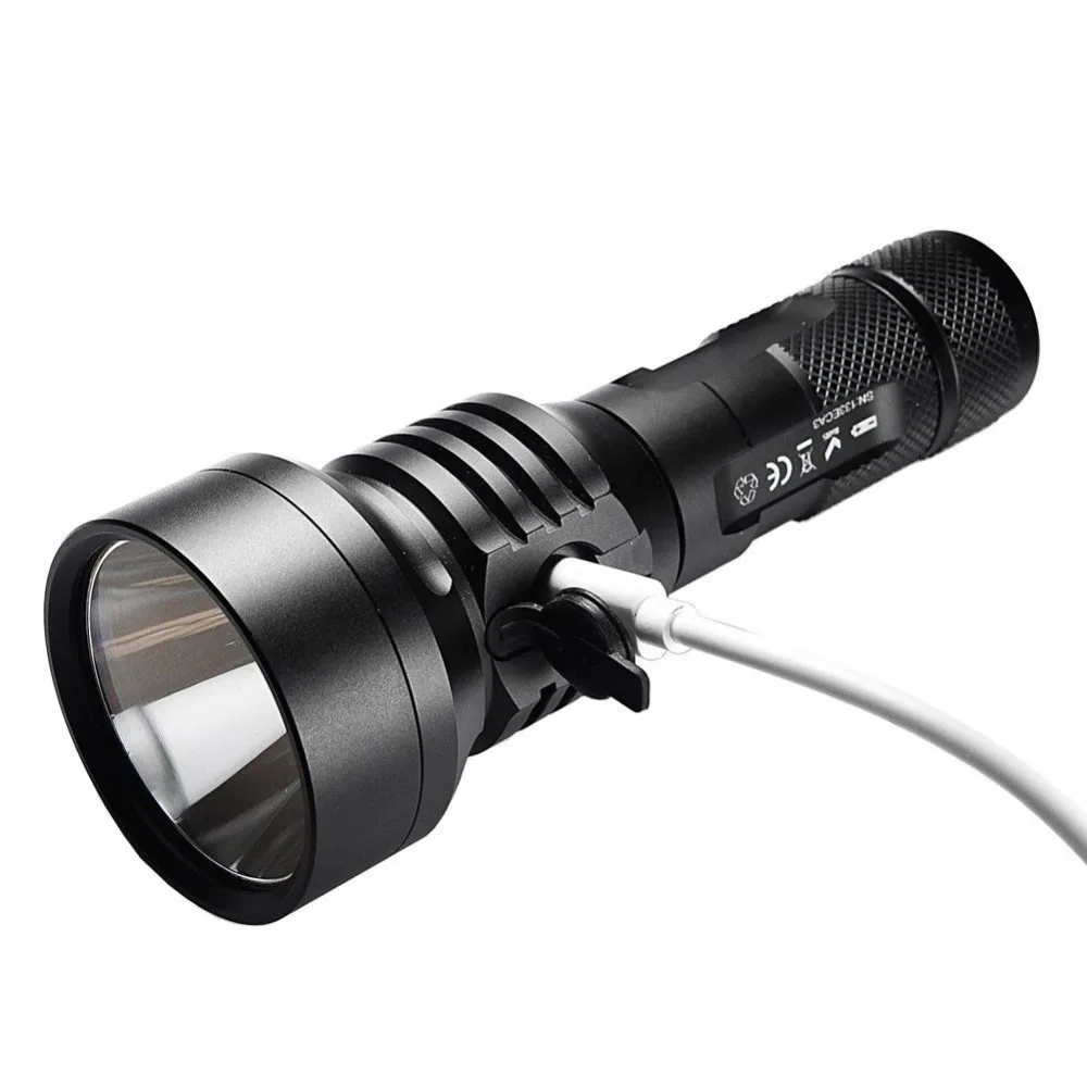 Светодиодный фонарик Manker U22II CREE XHP35 850 люмен быстрая зарядка USB Type C карманный