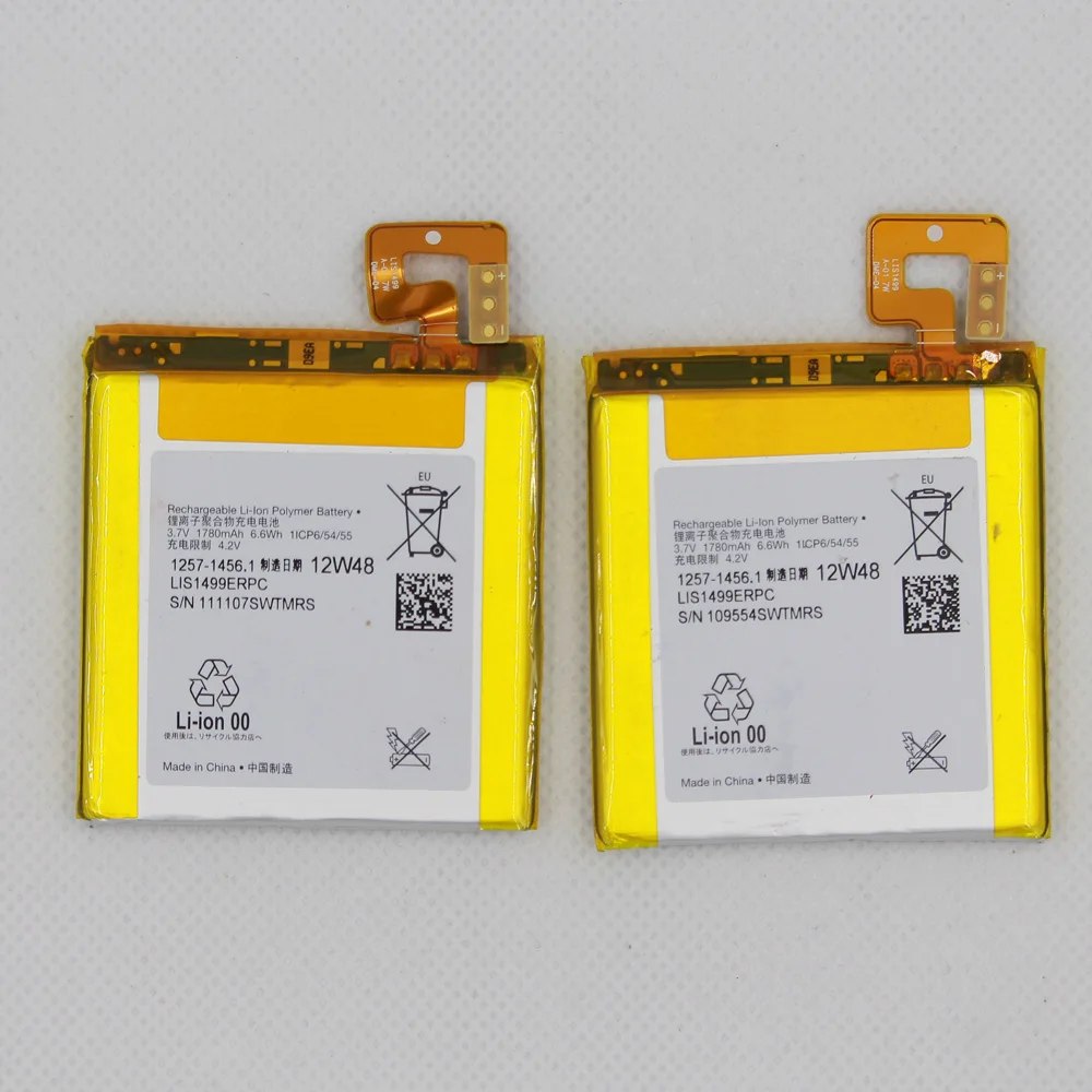 5 шт./Лот Мобильный телефон аккумулятор LIS1499ERPC для SONY Ericsson Xperia LT30 LT30i LT30P LT30H