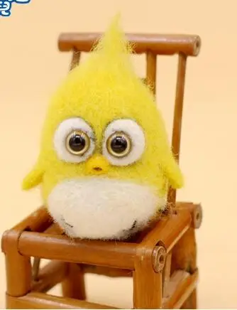 Набор для рукоделия из цыпленой шерсти шерстяной войлок игла валяния украшение