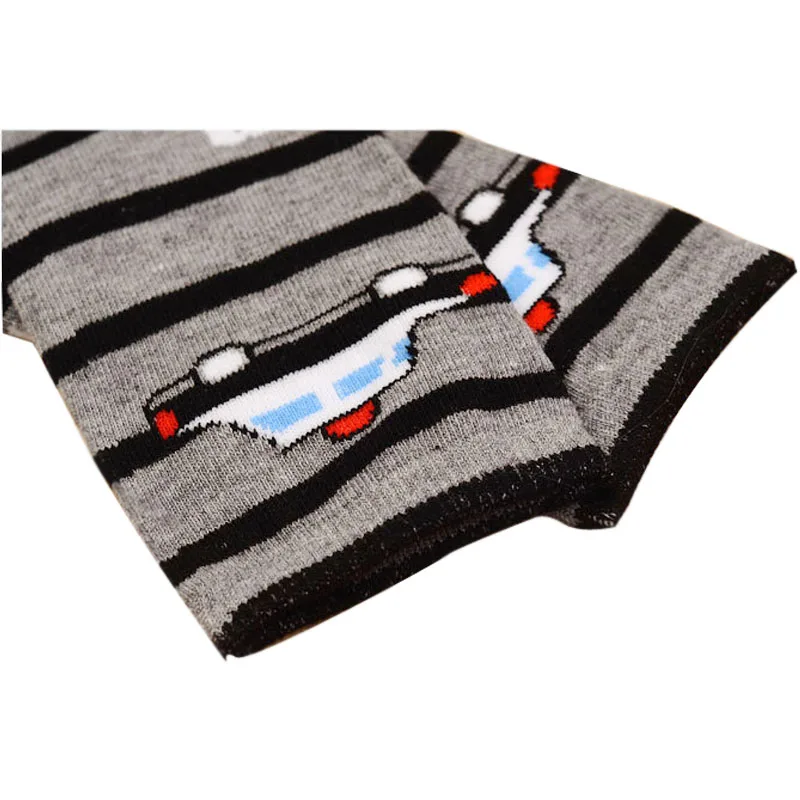 Детские гетры для девочек и мальчиков хлопковые полосатые в мультяшном стиле