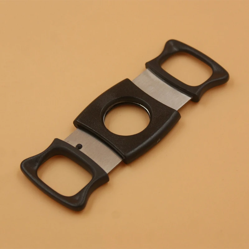 Двойной портативный инструмент лезвие нож для сигар ножницы с пластиковыми