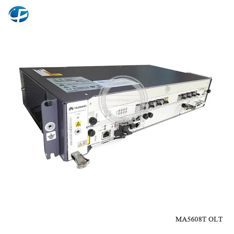 Лучшая цена Hua wei GPON OLT MA5608T, 1* MPWD AC+ DC, 1*1G MCUD, 8 портов GPBD C+ плата многосервисный доступ OLT