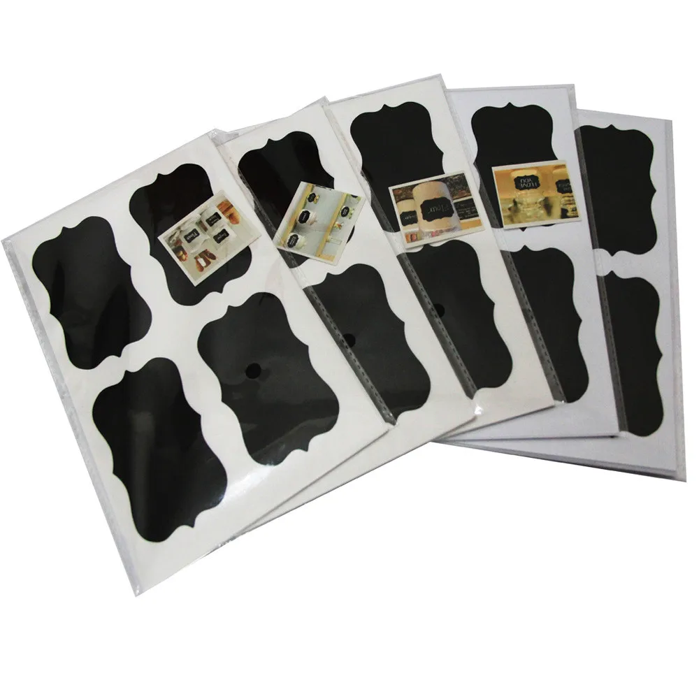 36x водонепроницаемые наклейки для стеклянных бутылок этикетки домашней кухни