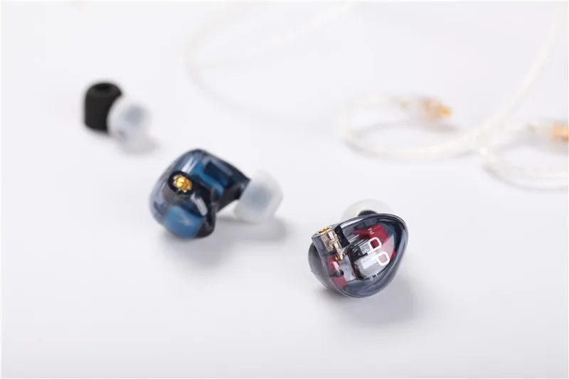AUDBOS P4 в ухо наушник 4BA привод 4 уравновешенного якоря Hi-Fi наушники вкладыши контрольные наушники со съемным кабель MMCX