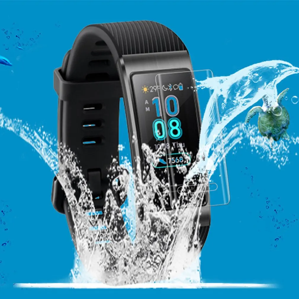 Для huawei Band 3 Pro Watch полная защитная пленка Hd Nano устойчивая к царапинам закалка полное покрытие защитная пленка Trabsparent