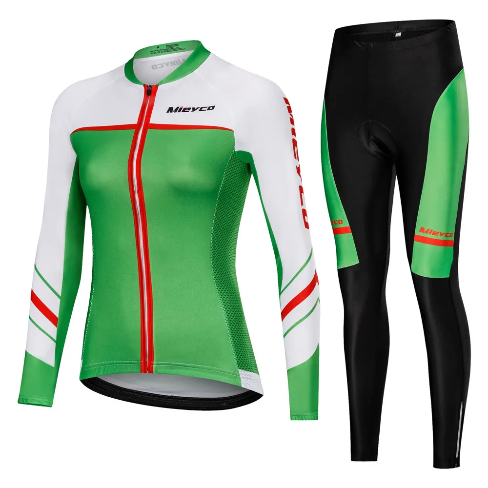 Женская велосипедная одежда с длинным рукавом Ropa Ciclismo, весна 2019