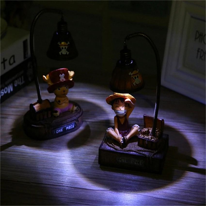 Ночные огни японского аниме One Piece обезьяна D Luffys/Tony Chopper Garage Kits Lamp luminaria украшения