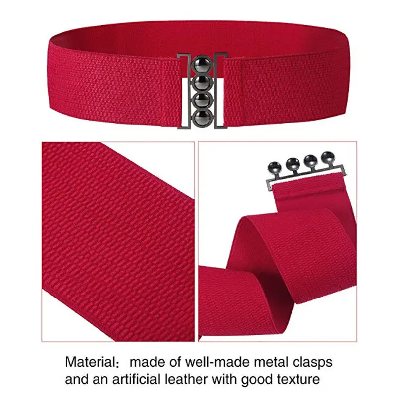 

Womens Fashion Elastic Cinch Belt 4