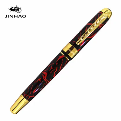 Красная перьевая ручка JINHAO 250 высококачественные ручки деловой подарок школьные