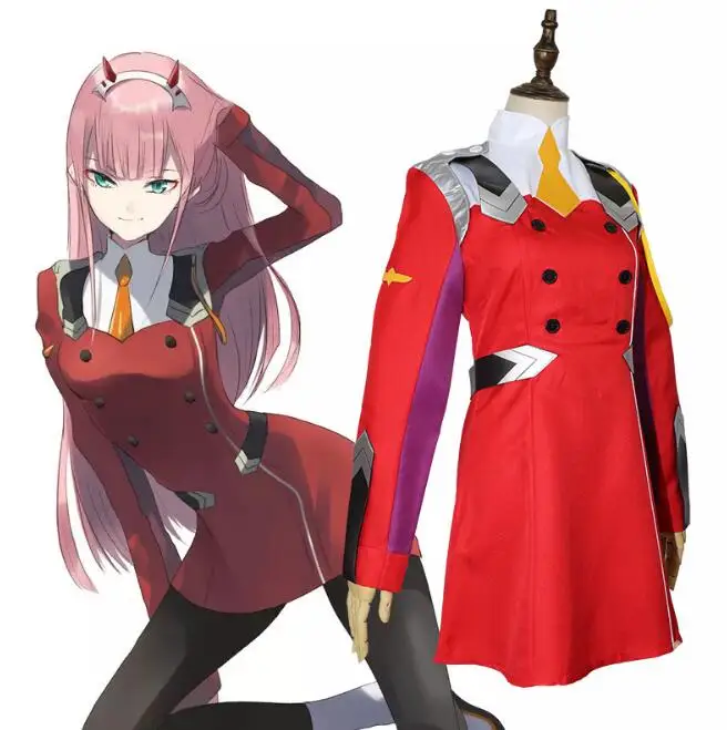 Костюм для косплея костюм хэллоуина варлинг во фране 02 ZERO TWO|Костюмы из фильмов и