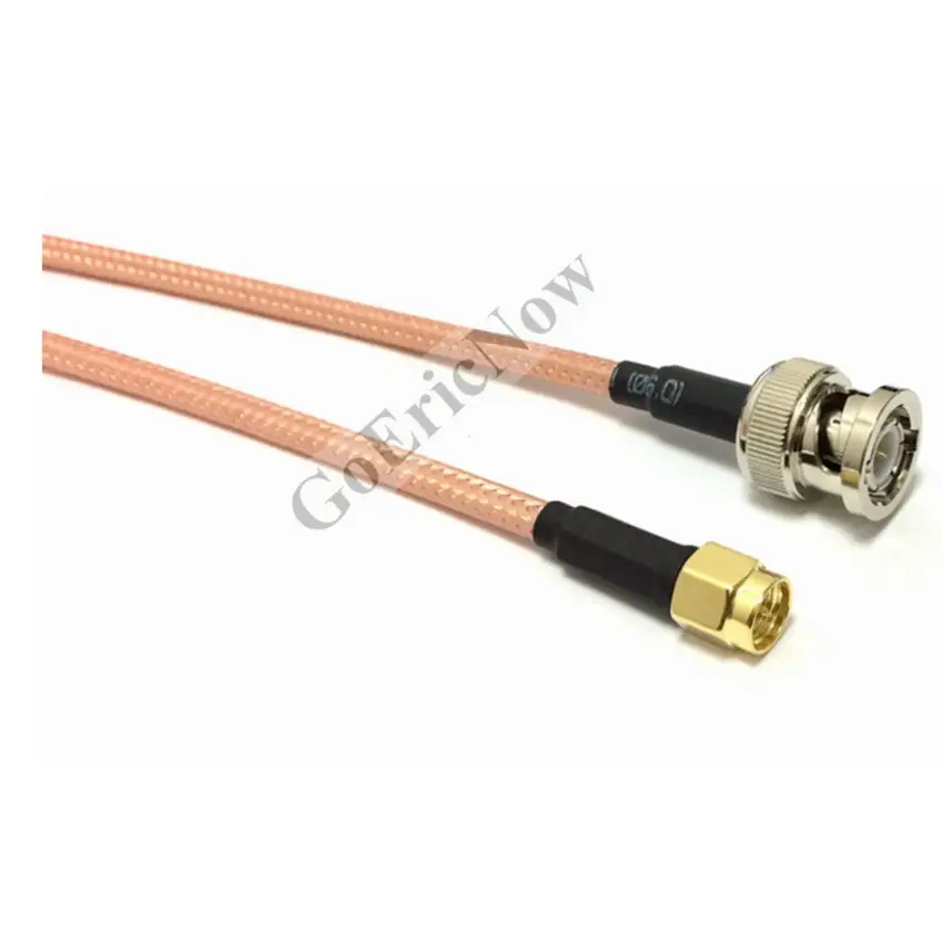 5 шт. RF коаксиальный BNC папа-SMA папа для RG142 Джампер WIFI антенна соединитель кабеля (15