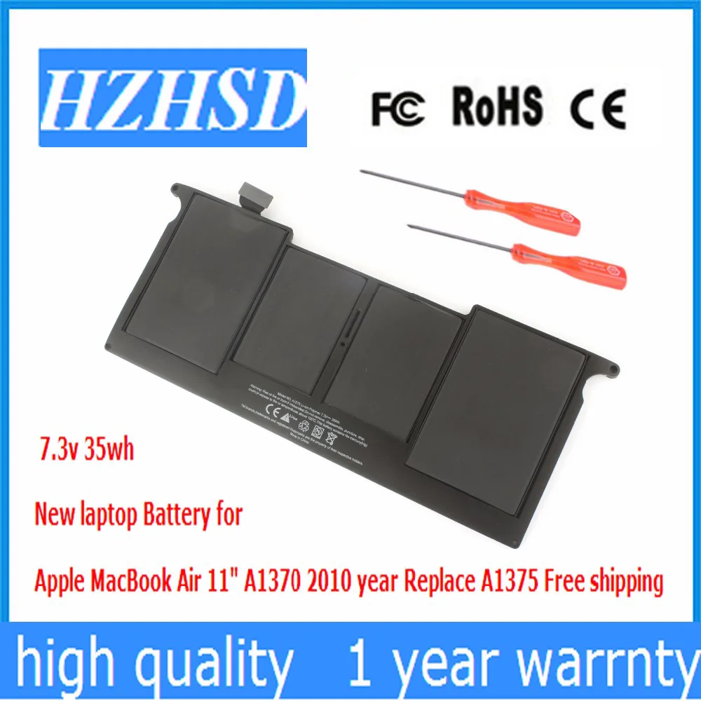 7 3 В 35wh новый оригинальный a1375 Аккумулятор для ноутбука Apple MacBook Air 11 &quotA1370 2010 |