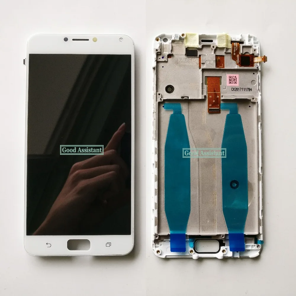 Черный/белый 5,5 дюймов для Asus ZenFone 4 Max 5,5 ZC554KL X00IS X00ID ЖК-дисплей сенсорный экран дигитайзер в сборе с рамкой