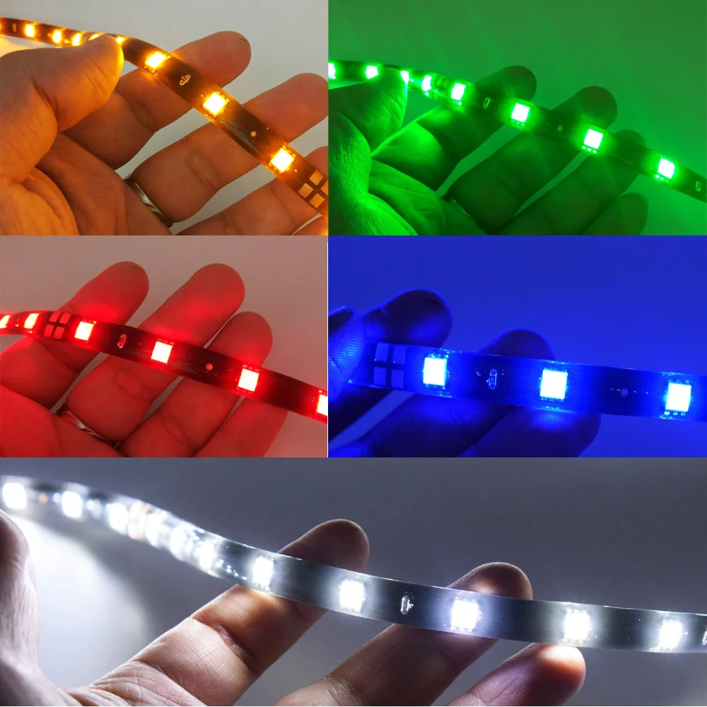 RyGaoan 1 шт. 60 см 5050 SMD 24 светодиодный DRL парковочный светильник для автомобиля гибкий