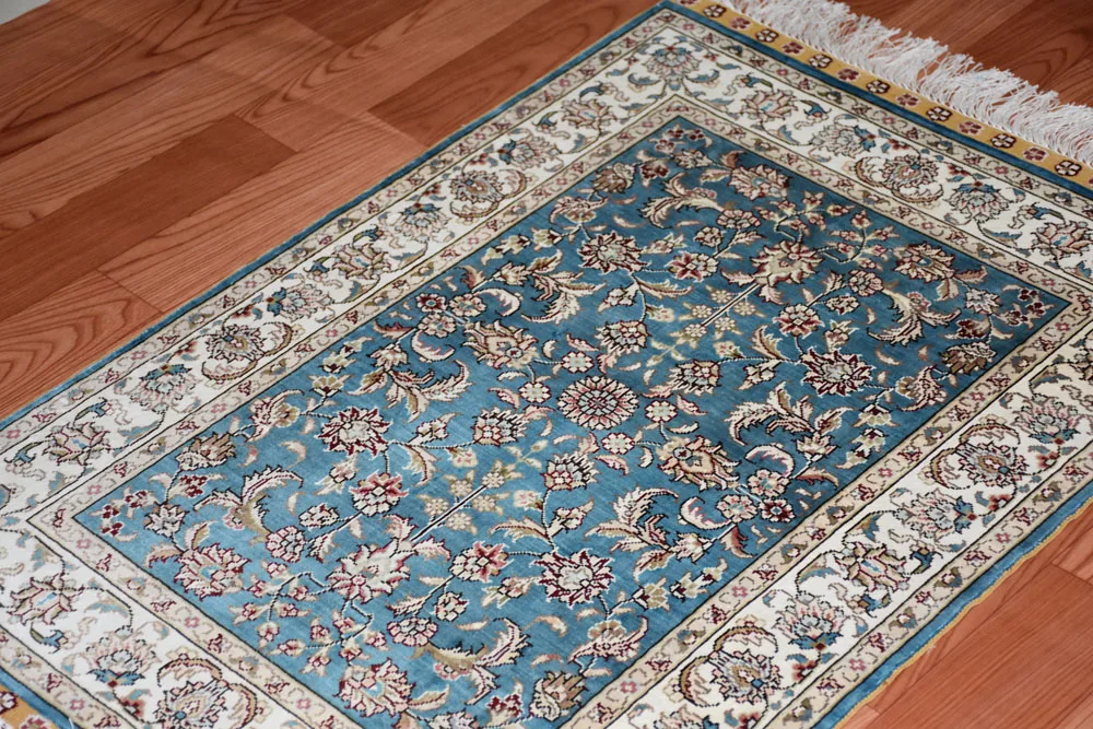 2ftx3ft 61 см x 91 230 линий в продаже цена Китайский handknotted 100% чистого шелка ковер / ковры
