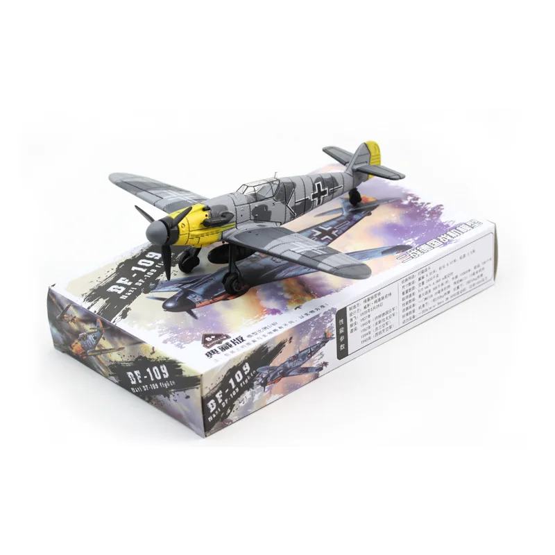 WW2, немецкий истребитель BF109, модель самолета, 6 шт., сделай сам, набор, модель самолета, Обучающие игрушки, Armas, блоки, Juguetes Educativos, детский подарок
