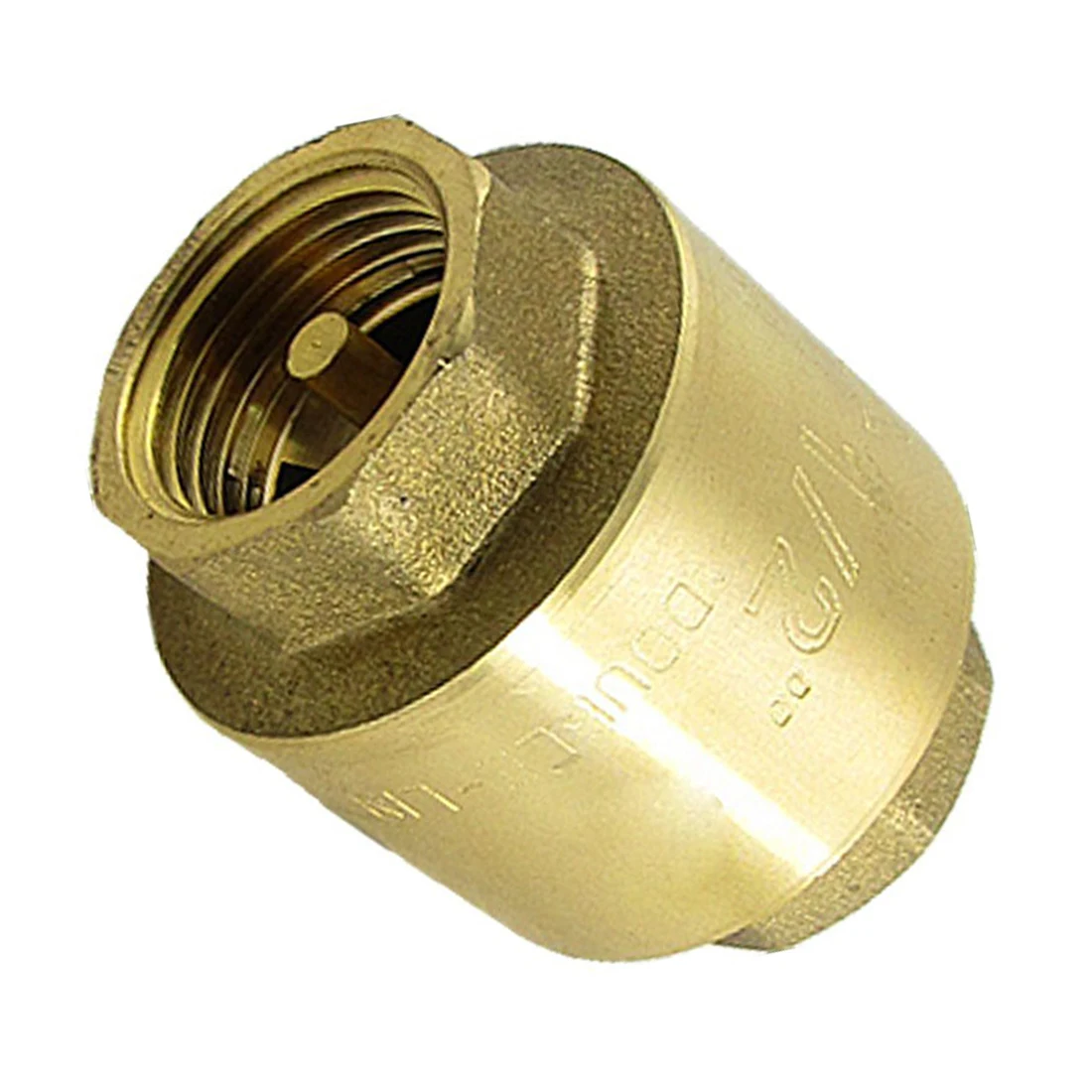 Вертикальный латунный пружинный обратный клапан размером 1/2 дюйма|non-return valve|spring
