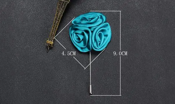5 шт. Новый стиль друга жениха жених бутоньерка Шелковый атласный цветок розы для