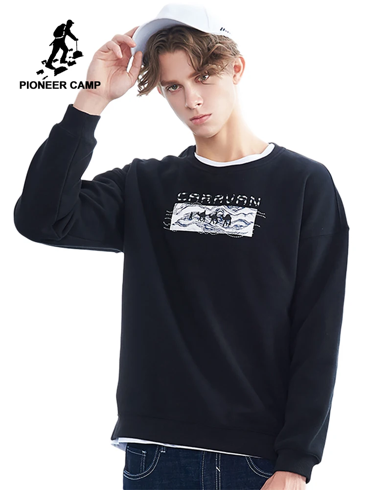 Пионерский лагерь новая зимняя толстовка мужская марка одежды camel print мужской с