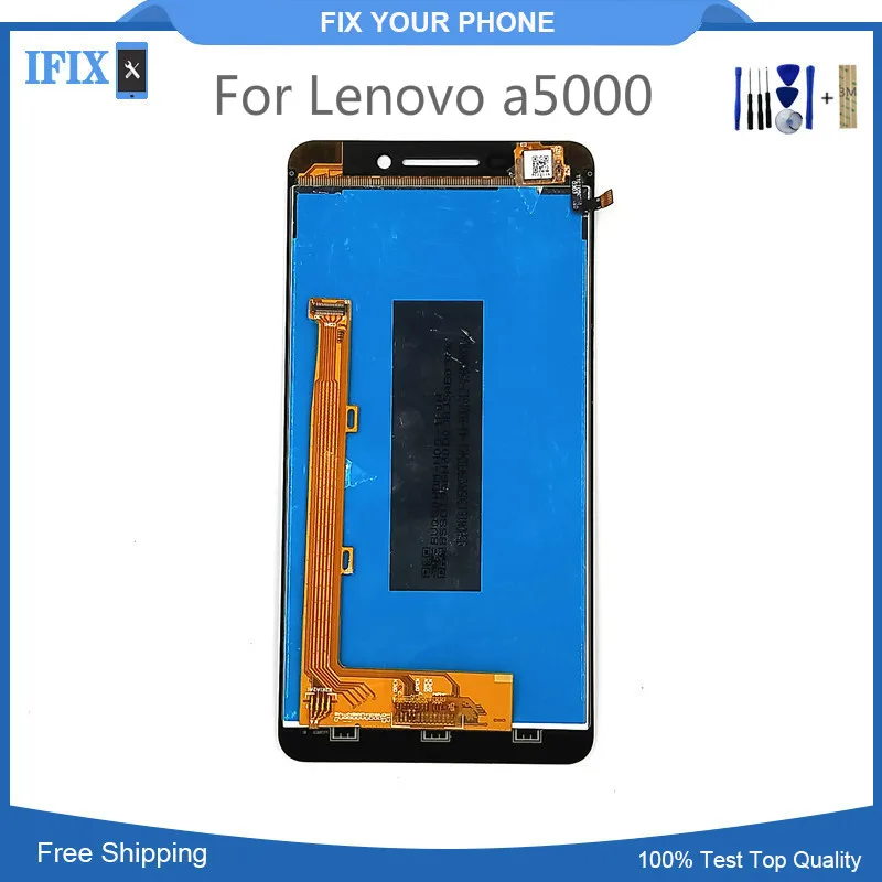 100% протестированный для Lenovo a5000 ЖК дисплей с кодирующий преобразователь