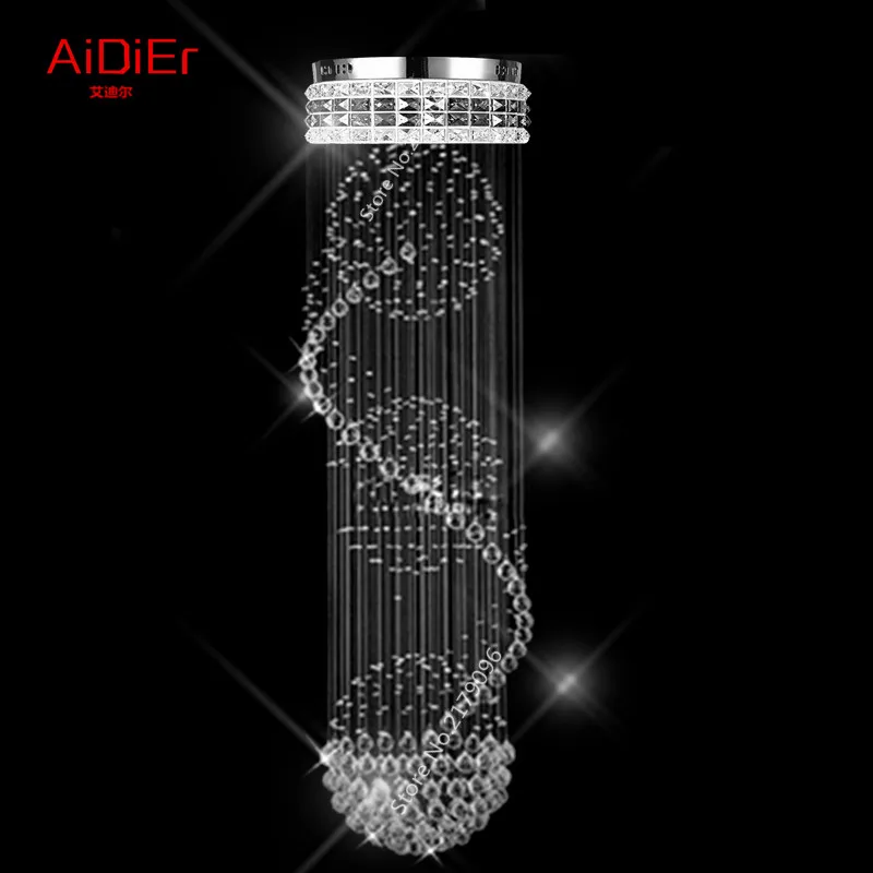 Люстра в европейском стиле вилла пентхаусе пол гостиная лестницы хрустальные