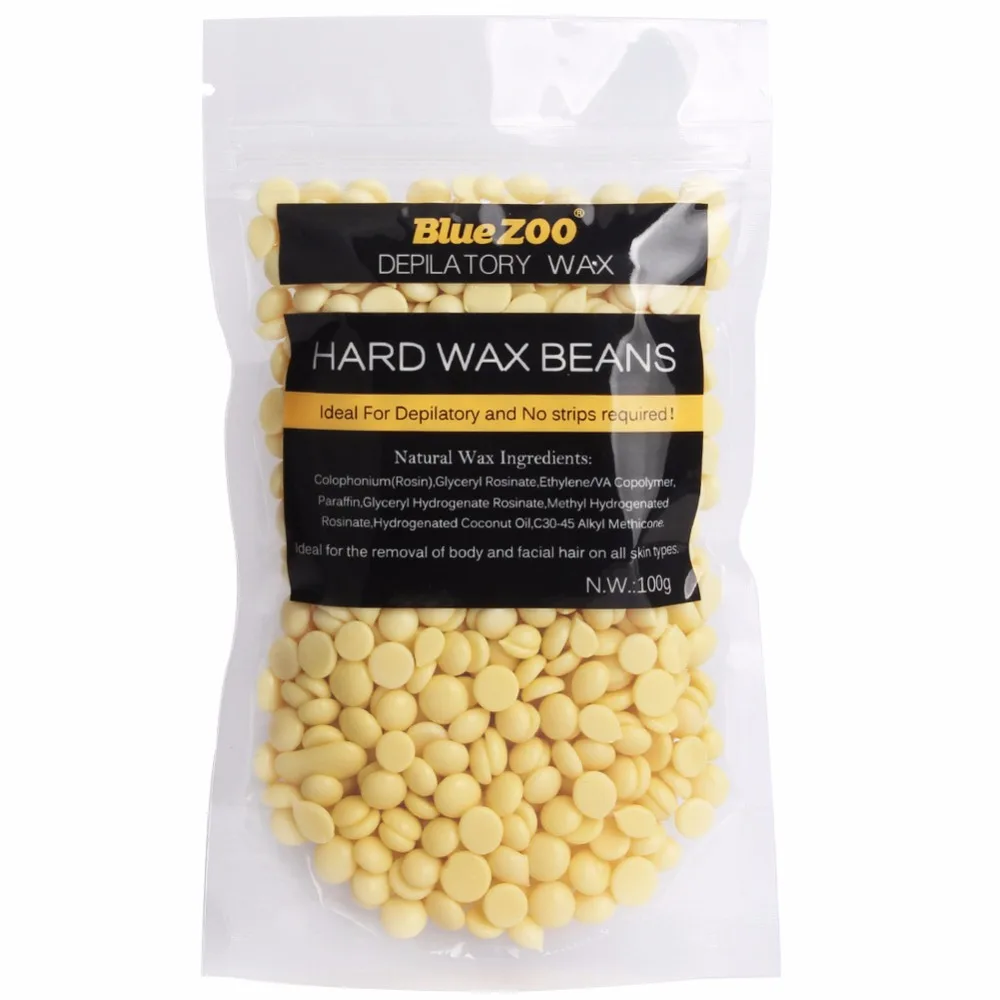 

100g Cream Taste Wax For Depilatory Hot Film Hard Wax Beans Pellet Waxing Bikini Hair Removal Wax Depilation Paste