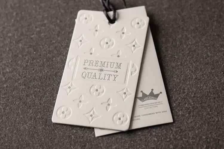 Индивидуальная Бумажная подвесная бирка/этикетки для одежды/ярлыки мешков