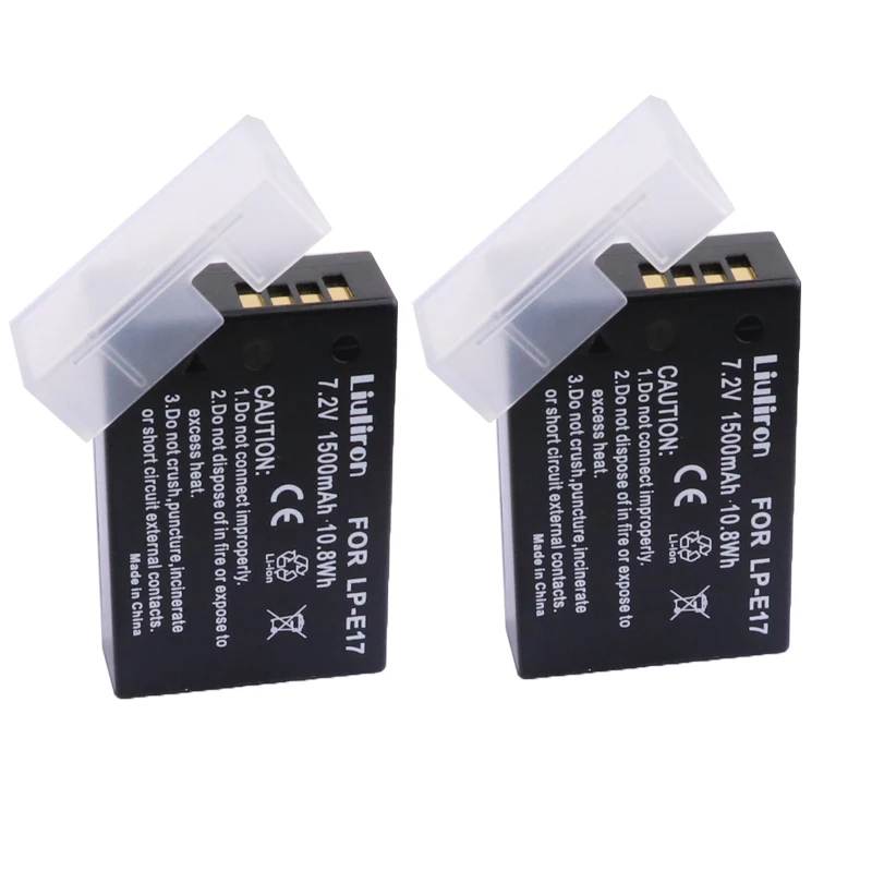 4x1500 мА/ч, LP-E17 LPE17 LP E17 Камера Батарея+ ЖК-дисплей Dual USB Зарядное устройство для цифровой однообъективной зеркальной камеры Canon EOS M3 M5 M6 750D 760D T6i T6s 800D 8000D поцелуй X8i - Цвет: 2battery