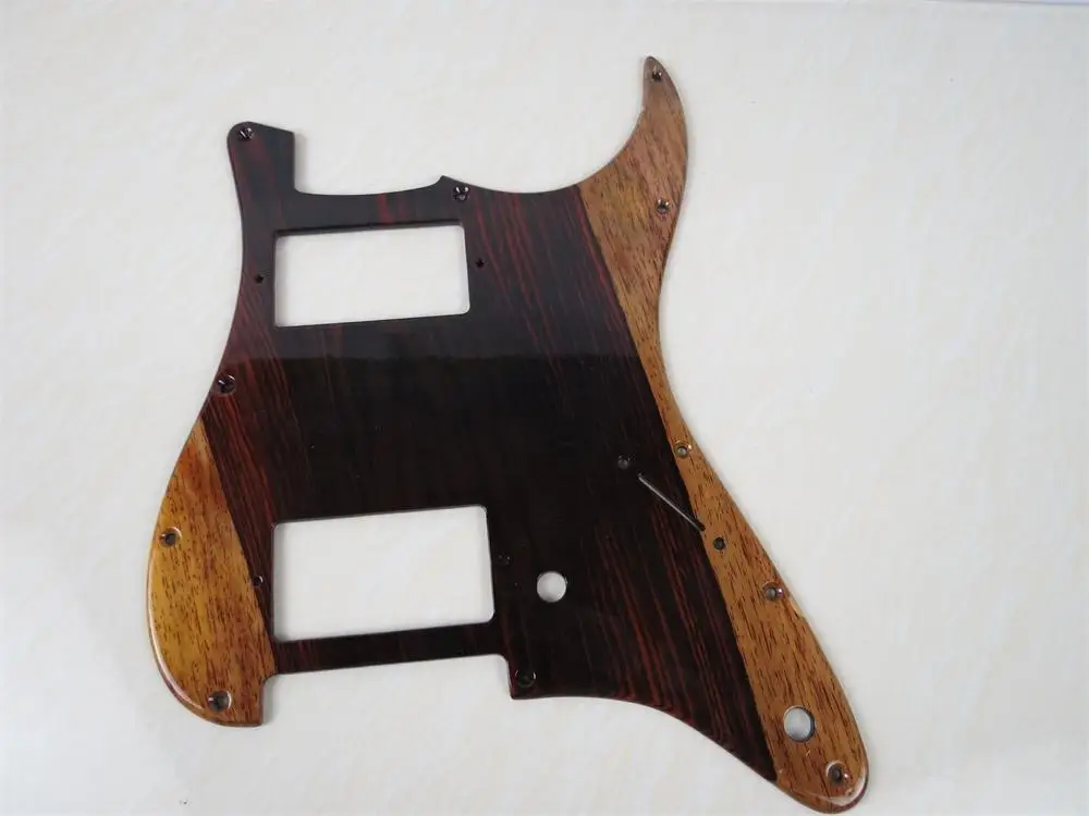 

1PCS Hand made Solid rosewoood wood Pickguard HH