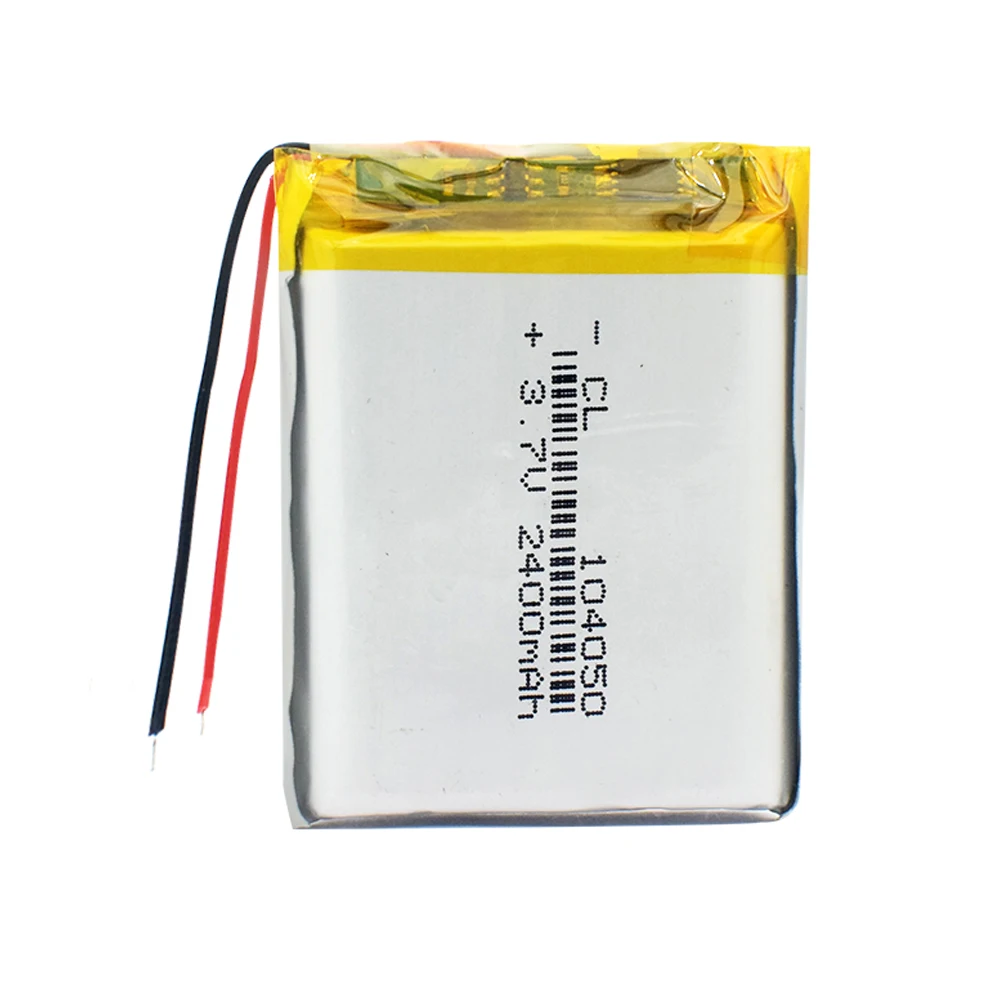 Аккумуляторная батарея 2/4 Li ion Polymer Po 3 7 В 2400 мА/ч 1/104050 шт. батареи для солнечной