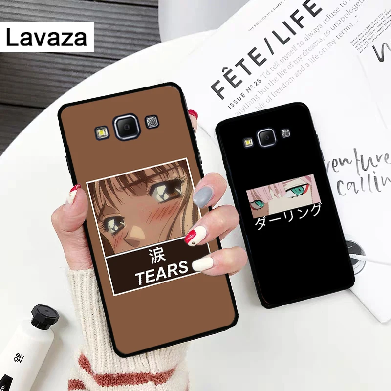 Силиконовый чехол с красивыми мультяшными глазами для Samsung A2 Core A3 A5 A6 Plus A7 A8 A9 A10 A30