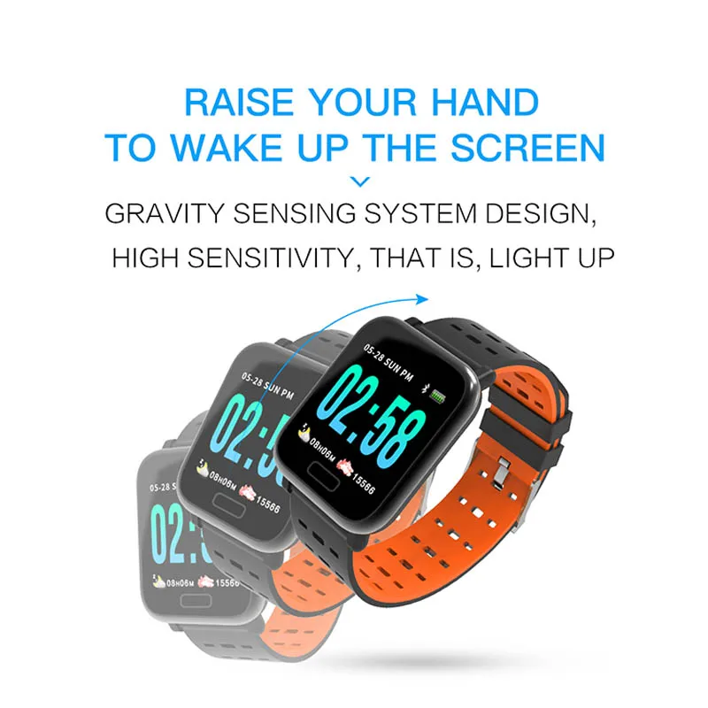 Смарт-браслет для измерения артериального давления цветной экран фитнес-счетчик