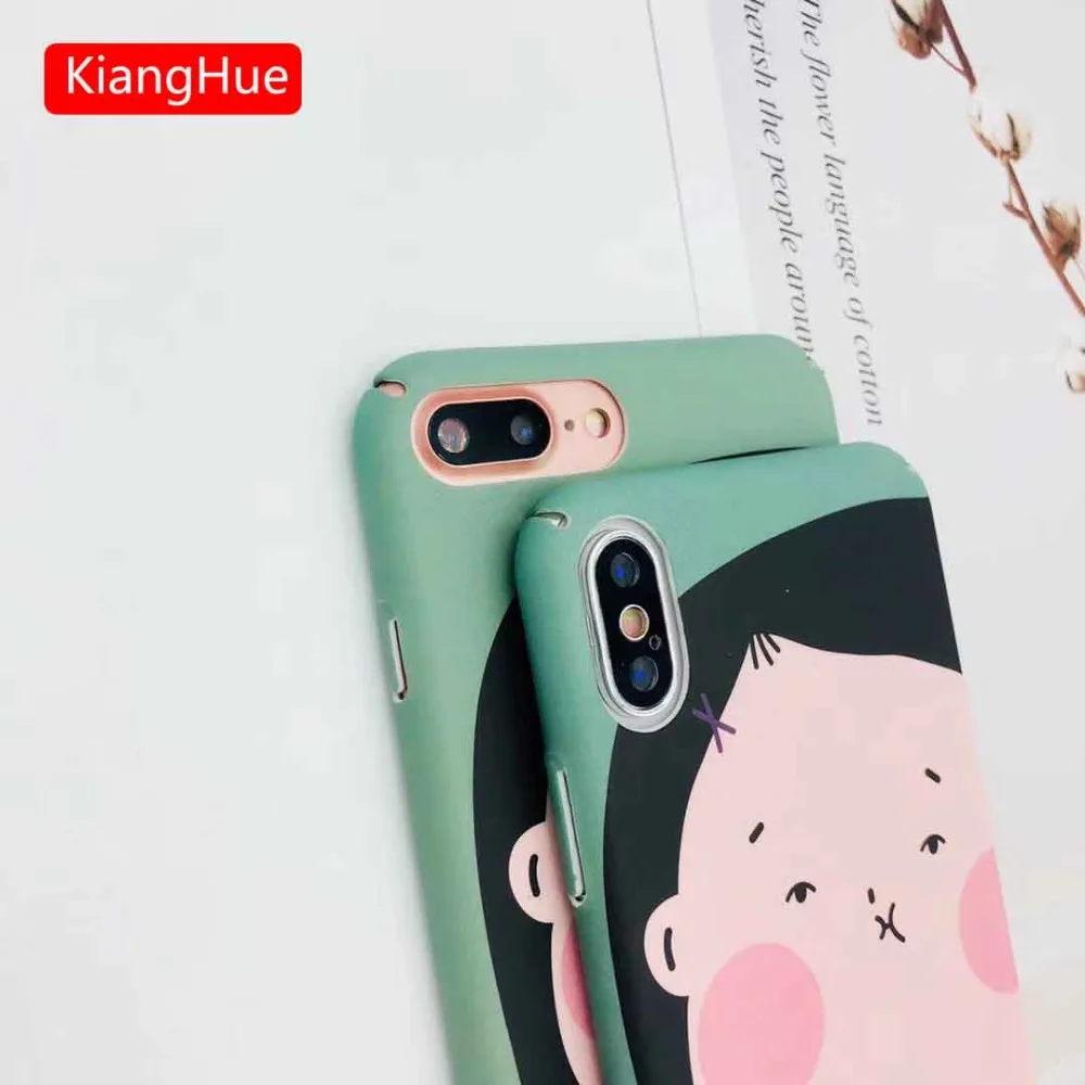 Жесткий чехол из поликарбоната для iPhone 7 8 6 6s Plus без жирной леди Чехол задней