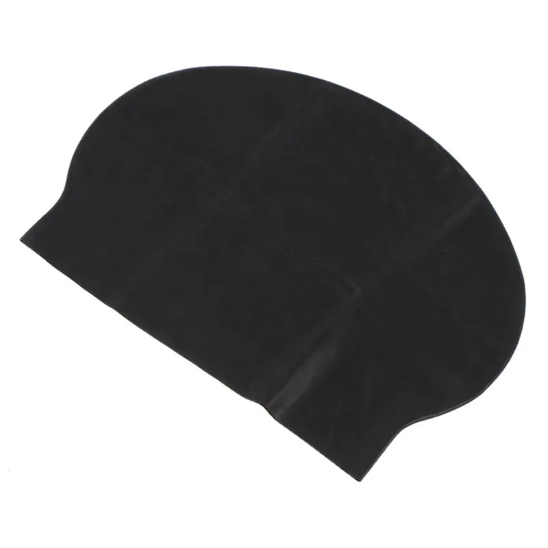 Спортивная шапка для взрослых черная Прочная Стильная латексная плавания