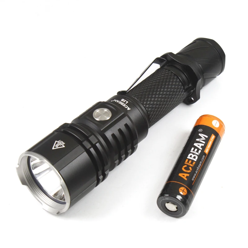 ACEBEAM L16 тактический фонарь XHP35 HI Светодиодный max 2000 люмен луч расстоянии 603 м факел