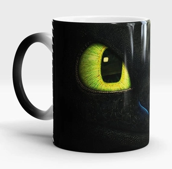 Как приручить дракона чашки Ночная фурия Беззубик кружки холодной и горячей