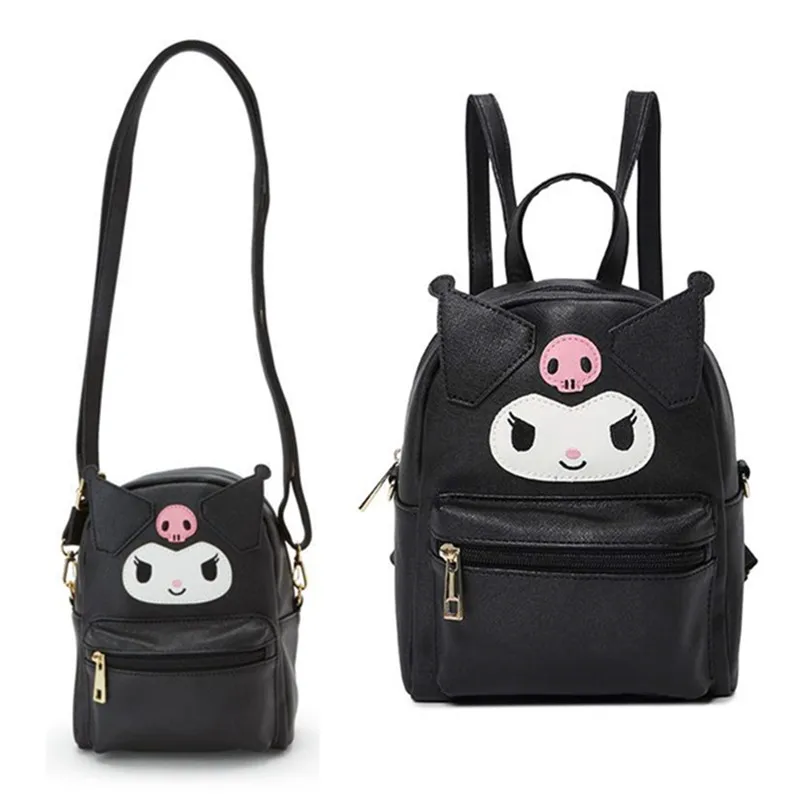 Милая сумка-мессенджер из искусственной кожи My Melody Cinnamoroll Kuromi маленькая сумка через плечо для женщин и девочек