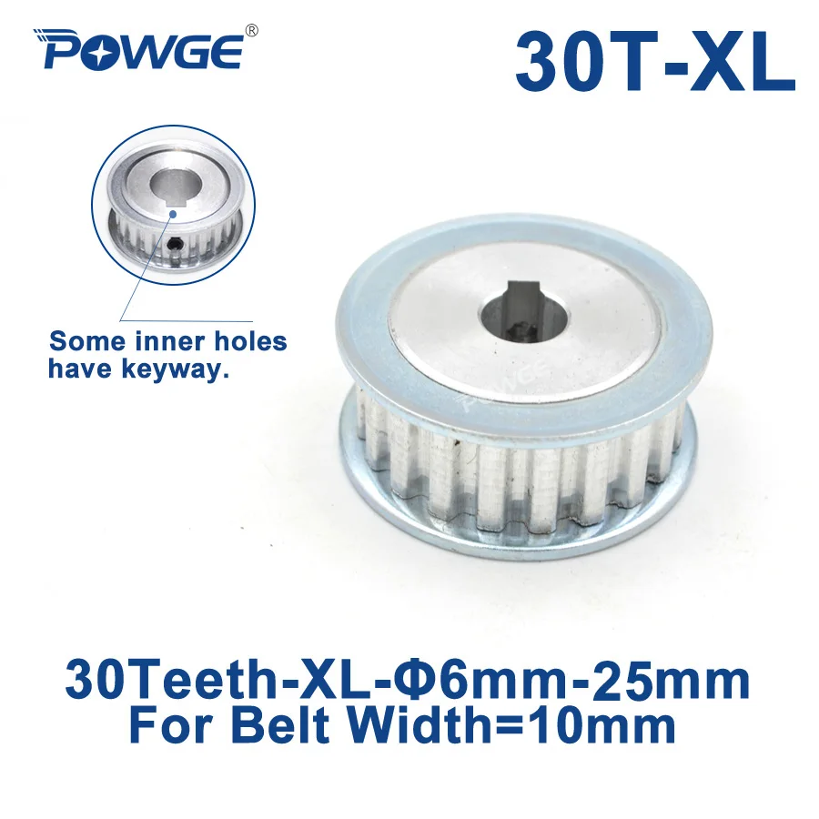 POWGE 30 зубы XL зубчатый шкив шпоночным пазом для промышленных ворот Диаметр