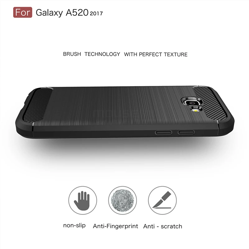 Case For Samsung Galaxy A5 2017 A520 Silicone Soft Fitted Shockproof Coque a52017 Cover Phone Cases |