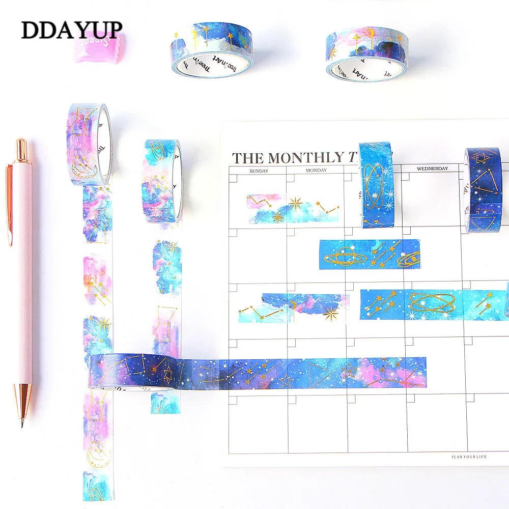 2 шт. DIY звездное небо японский бумажный скотч маскирующая лента декоративные