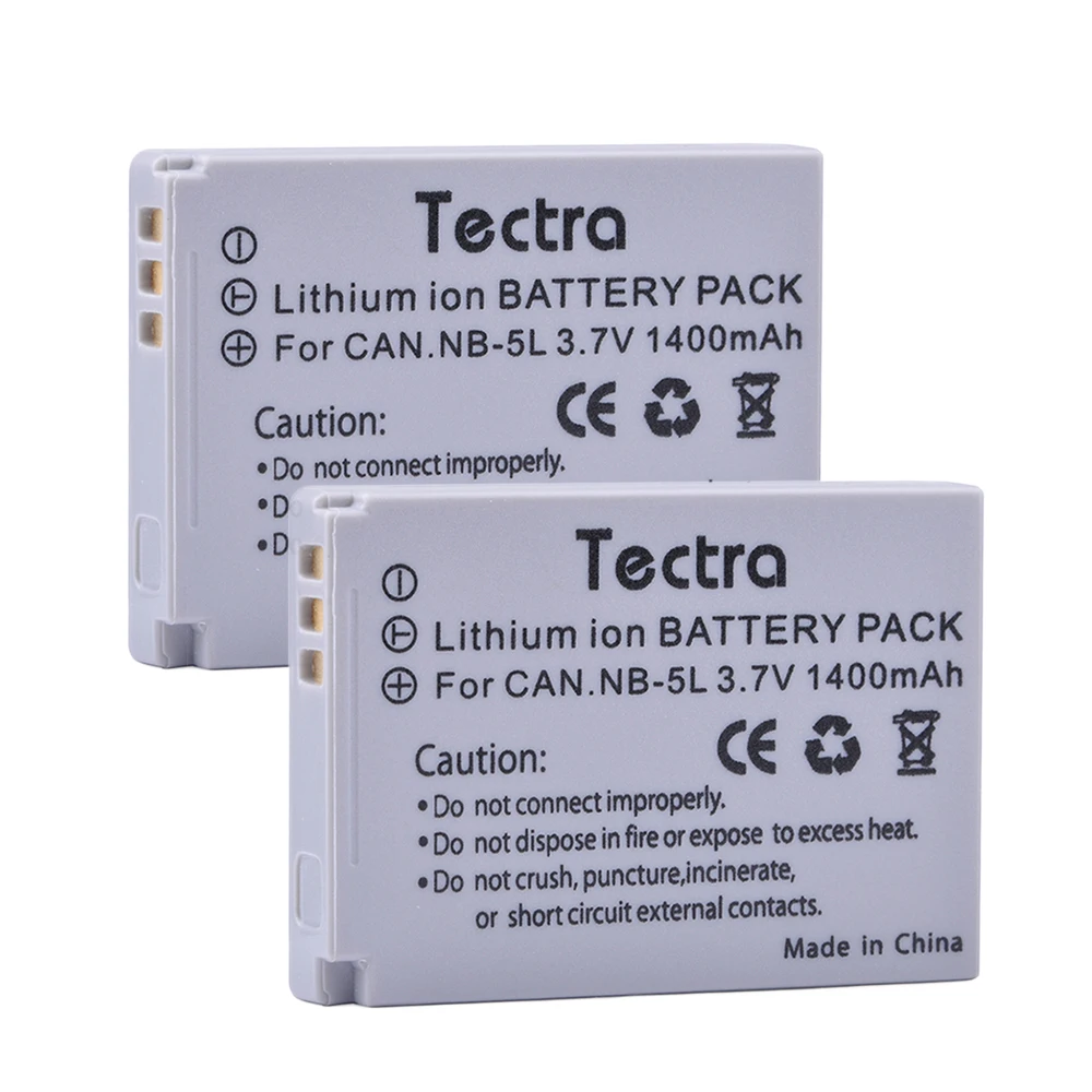 Аккумулятор Tectra для Canon PowerShot S100 S110 SD700 SD800 SD900 SD990 SX200 SX210 SX220 SX230 2 шт.|battery for canon|battery