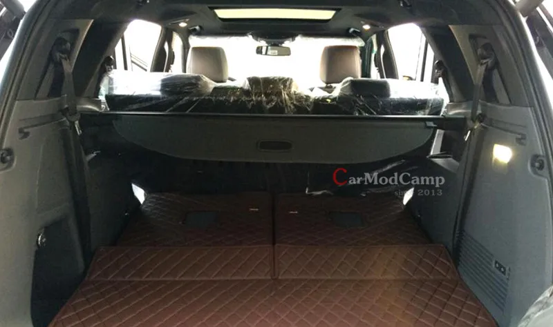 Черная полка, Задняя Крышка багажника, защитная крышка для Ford EVEREST SUV 4DR, автомобильный Стайлинг