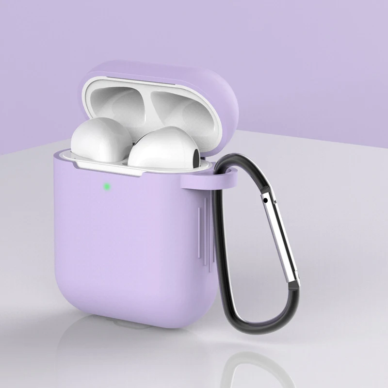 Мягкий силиконовый чехол из ТПУ для Airpods, аксессуары, защитный чехол, прозрачный Ультратонкий чехол, противоударный держатель для Apple Air Pods