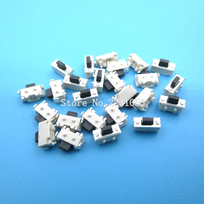 100 шт./лот 2x4x3 5 мм 2*4*3 сенсорный переключатель SMD MP3 MP4 MP5 выключатель питания для