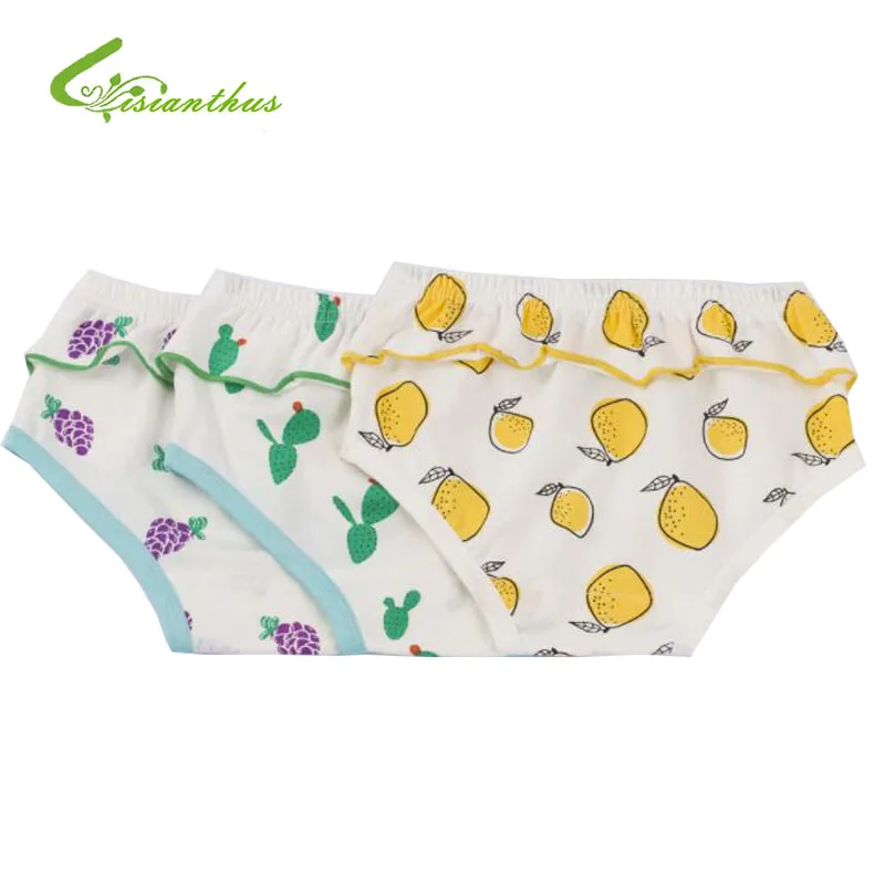 

Children Cotton Panties For Girls Baby Cute Colorful Briefs For Girls Short Panties Kids Underwear Suitable for (2-5Y)