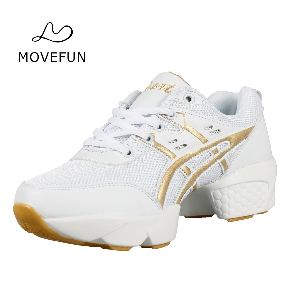 MoveFun/Новинка женские кроссовки обувь для танцев дышащая Нескользящая спортивная